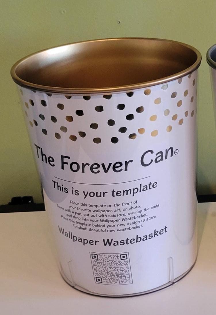The Forever Can cutting template on the interchangeable insert